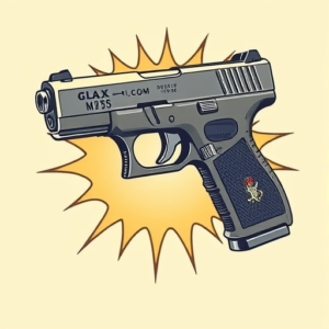 Pop Art Glock Tattoo