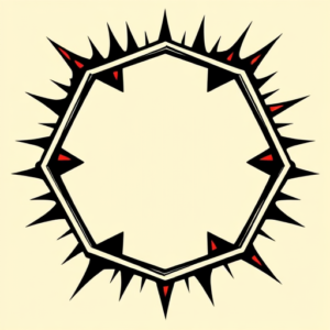 Pop Art Hexagon Tattoo