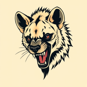 Pop Art Hyena Tattoo