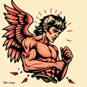 Pop Art Icarus Tattoo