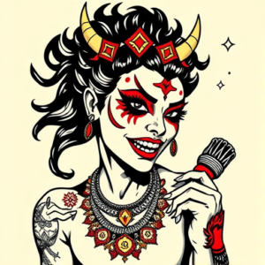 Pop Art Kali Tattoo