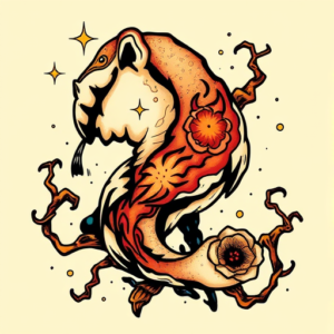 Pop Art Kintsugi Tattoo