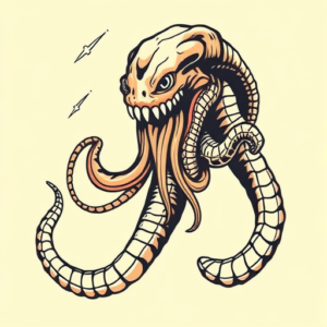 Pop Art Kraken Tattoo