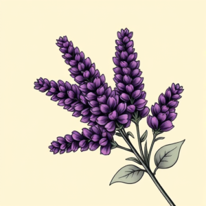 Pop Art Lavender Tattoo