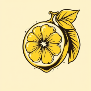 Pop Art Lemon Tattoo