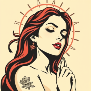 Pop Art Mary Tattoo