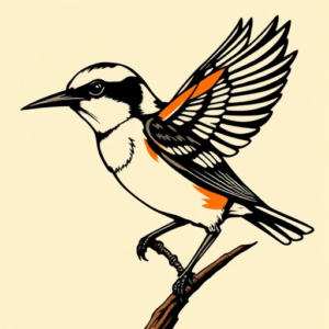 Pop Art Mockingbird Tattoo