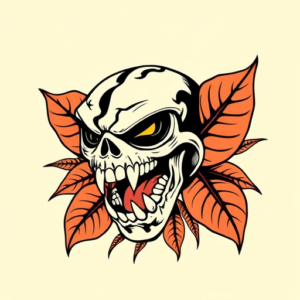 Pop Art Monstera Tattoo