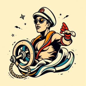 Pop Art Nautical Tattoo