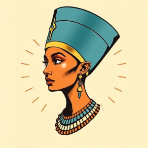 Pop Art Nefertiti Tattoo