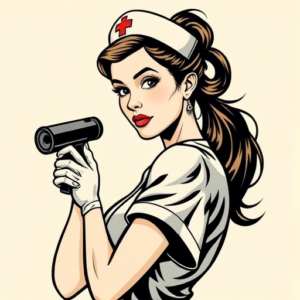 Pop Art Nurse Tattoo
