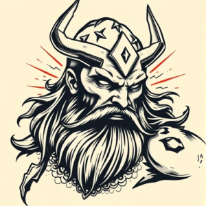 Pop Art Odin Tattoo