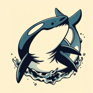 Pop Art Orca Tattoo