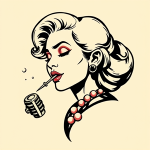 Pop Art Pearl Tattoo