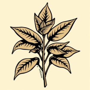 Pop Art Plant Tattoo