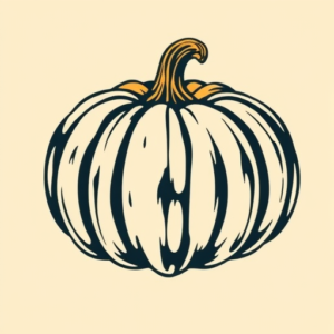 Pop Art Pumpkin Tattoo