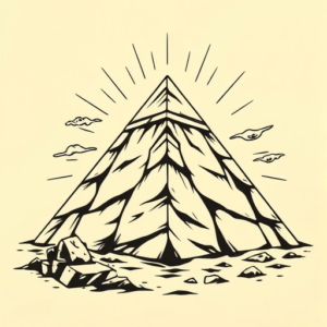 Pop Art Pyramid Tattoo