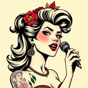 Pop Art Queen Tattoo