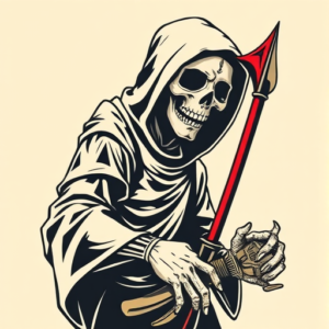 Pop Art Reaper Tattoo