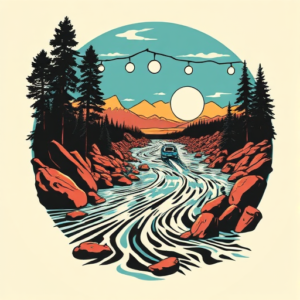 Pop Art River Tattoo