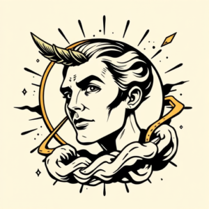 Pop Art Saturn Tattoo