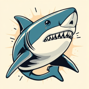 Pop Art Shark Tattoo