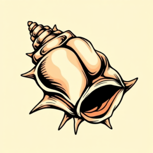 Pop Art Shell Tattoo