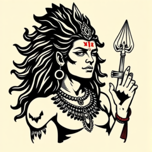 Pop Art Shiva Tattoo