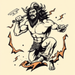 Pop Art Sisyphus Tattoo