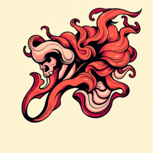 Pop Art Smoke Tattoo