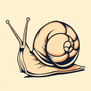 Pop Art Snail Tattoo