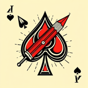 Pop Art Spade Tattoo