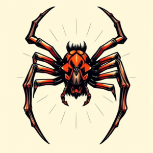 Pop Art Spider Tattoo