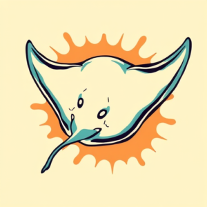 Pop Art Stingray Tattoo