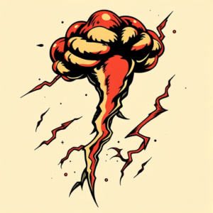 Pop Art Storm Tattoo