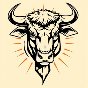 Pop Art Taurus Tattoo