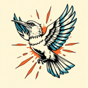 Pop Art Thunderbird Tattoo