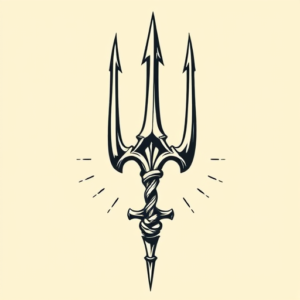 Pop Art Trident Tattoo