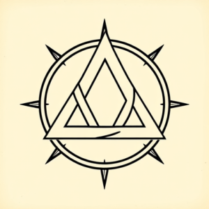 Pop Art Triquetra Tattoo