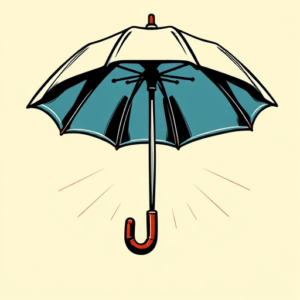 Pop Art Umbrella Tattoo