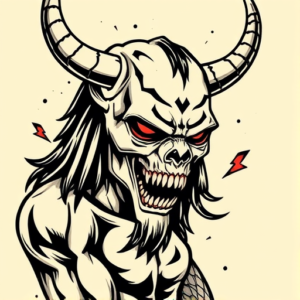 Pop Art Wendigo Tattoo