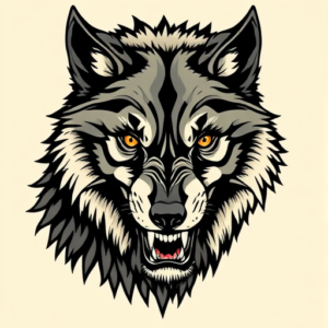 Pop Art Werewolf Tattoo