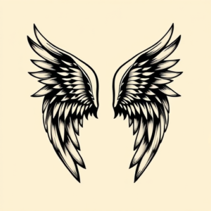 Pop Art Wings Tattoo