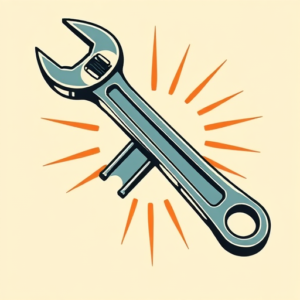 Pop Art Wrench Tattoo