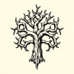 Pop Art Yggdrasil Tattoo