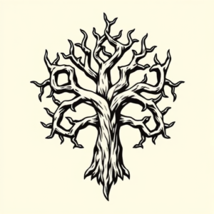 Pop Art Yggdrasil Tattoo