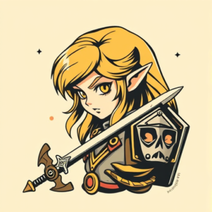 Pop Art Zelda Tattoo