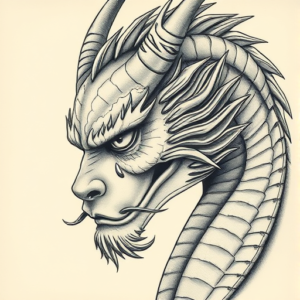 Portrait Dragon Tattoo