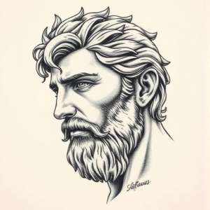 Portrait Icarus Tattoo