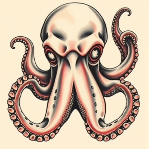 Portrait Octopus Tattoo